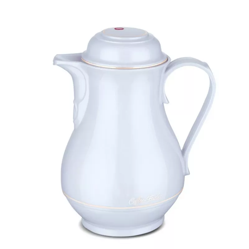 Termosas ąsotis ROTPUNKT 1,2 l, dramblio kaulo spalvos — 24 val. karšta / 36 val. šalta, rankena, 199×255 mm