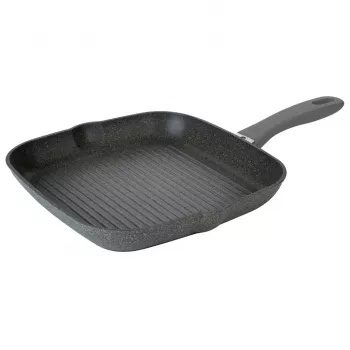 Grill keptuvė BALLARINI 75002-941-0 kvadratinė pilka 28 cm