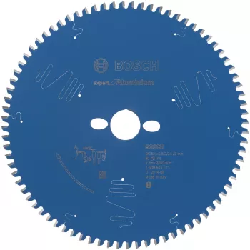 Ekspertinė diskinis pjūklo diskas aliuminiui, Ø 250mm, 80 dantų (anga 30mm, kapojimo ir kampiniams pjūklams)