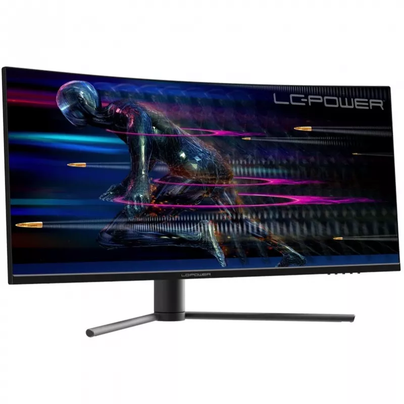 LC-Power LC-M34-UWQHD-165-C Monitorius 86,4 cm (34 inch) 3440 x 1440 pikselių „UltraWide Quad HD“ juodai raudonas (LC-M34-UWQHD-165-C)