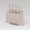 Maestro MR-1412-BEIGE peilių rinkinys su blokeliu + pjaustymo lentelių rinkinys, smėlinė