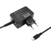 Mobiliojo įrenginio įkroviklis QOLTEC 51024 — Universalus kintamosios srovės patalpų įkroviklis, 65W PD, 20V/3.25A, 1.2 m laidas, juoda