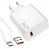 Kroviklis Xiaomi 40035 išmaniajam telefonui baltas kintamosios srovės vidinis USB Type-C 1 prievadas
