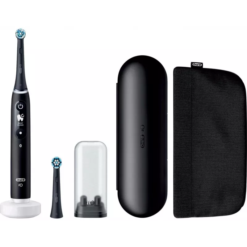 Oral-B iO Series 6 Juoda Lava Luxe Edition elektrinis dantų šepetėlis