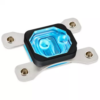 Aqua Computer cuplex kryos NEXT RGBpx AM4/AM5 - Akrilas + 925 sidabras, juoda