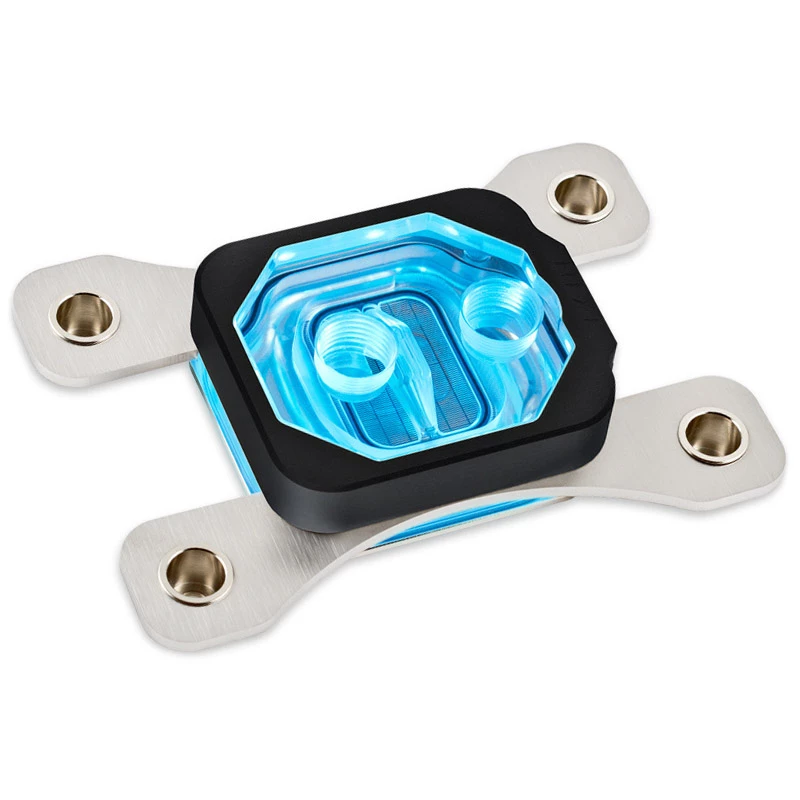 Aqua Computer cuplex kryos NEXT RGBpx AM4/AM5 - Akrilas + 925 sidabras, juoda