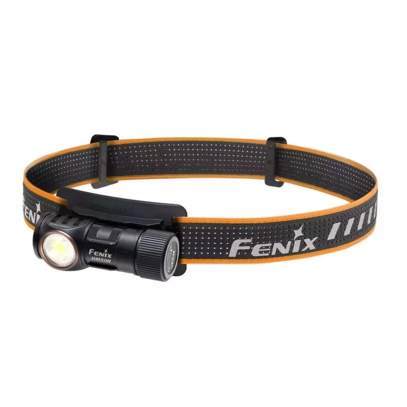 Ant galvos nešiojamas žibintuvėlis Fenix HM50R V2.0 juodas LED aliuminis IP68