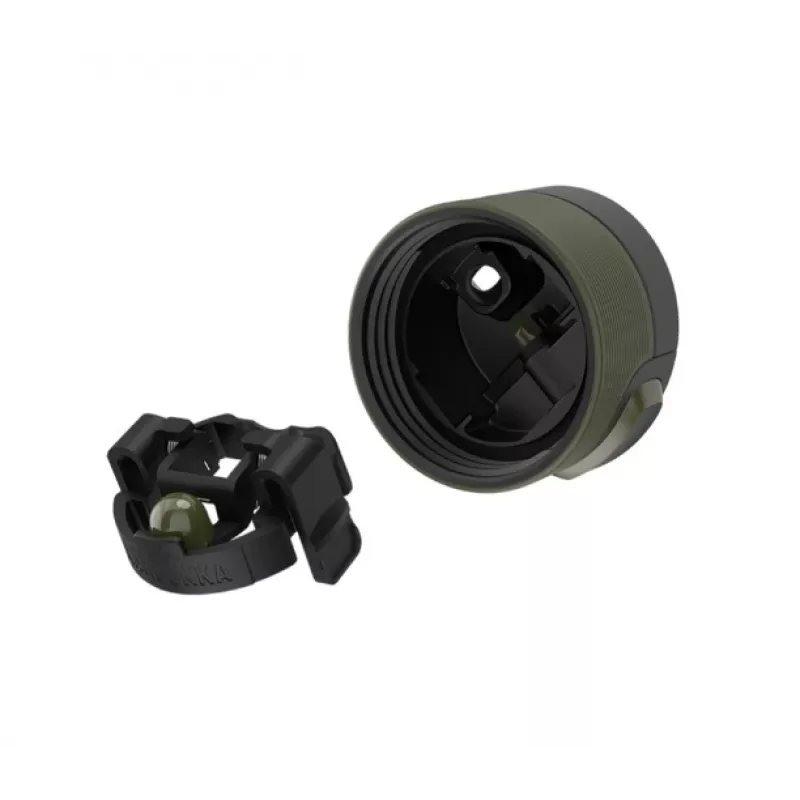 Termo puodelis Kambukka Etna Grip 500 ml, nerūdijantis plienas, vakuuminis, atsparus išsiliejimui, žalias, 7,1 cm skersmuo