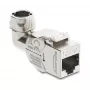 RJ45 Keystone modulio lizdas Cat.6A be įrankių 90° DELOCK 90800