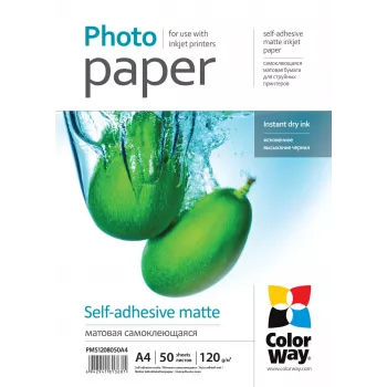 Lipnus matinis fotopopierius ColorWay PMS1208050A4 120 g/m² A4