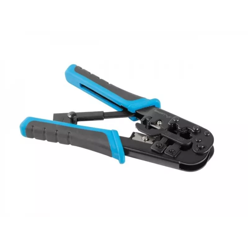 Užspaudimo įrankis LANBERG NT-0201 RJ-45 jungtims, 180 mm, 315 g, juoda/mėlyna