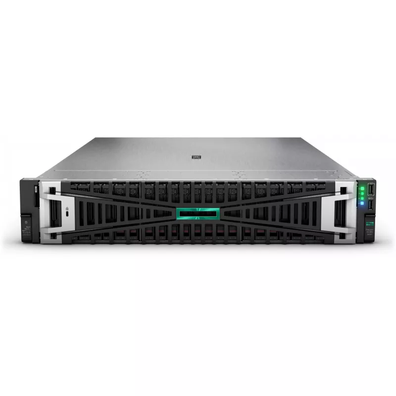 HPE ProLiant DL380 Gen11 - 2U - dviejų krypčių - 1 x Xeon Silver 4516Y+ / 2,2 GHz - RAM 64 GB - SATA/SAS/NVMe - keičiama karštuoju būdu 6,4 cm (2,5 colio)