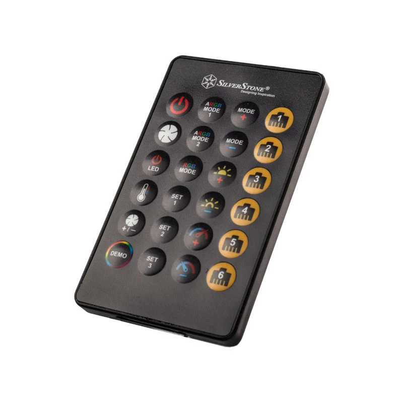 SilverStone SST-LSB02-E - ARGB LED šakotuvas, valdiklis - juodas