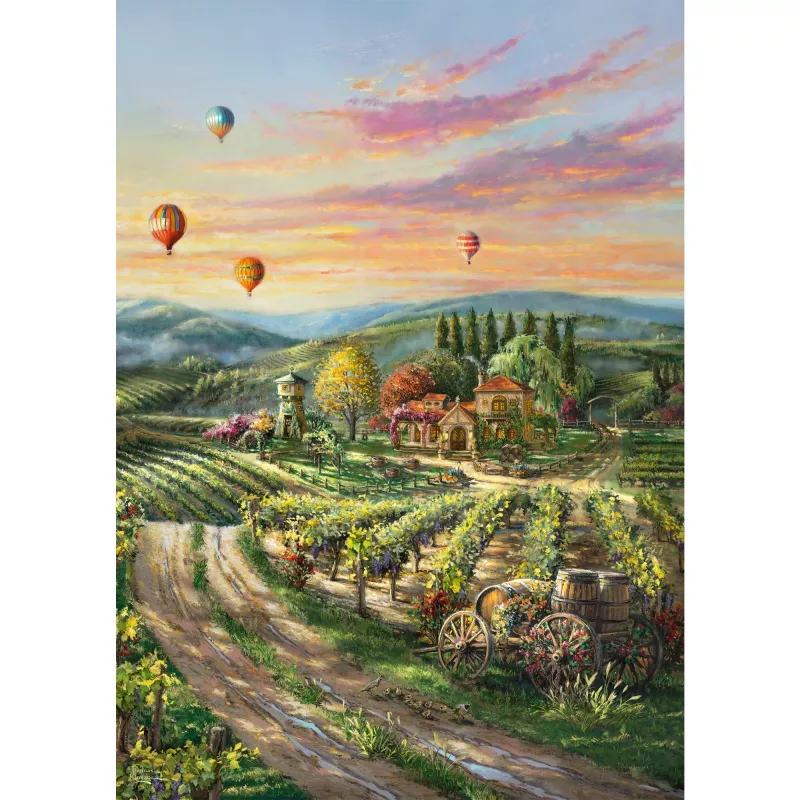 Thomas Kinkade Studios: Peaceful Valley Vineyard, dėlionė