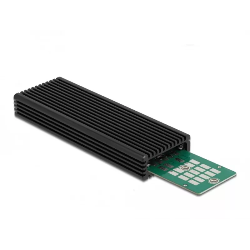 SSD korpusas DeLOCK išorinis USB Type-C Combo korpusas M.2 NVMe PCIe arba SATA SSD