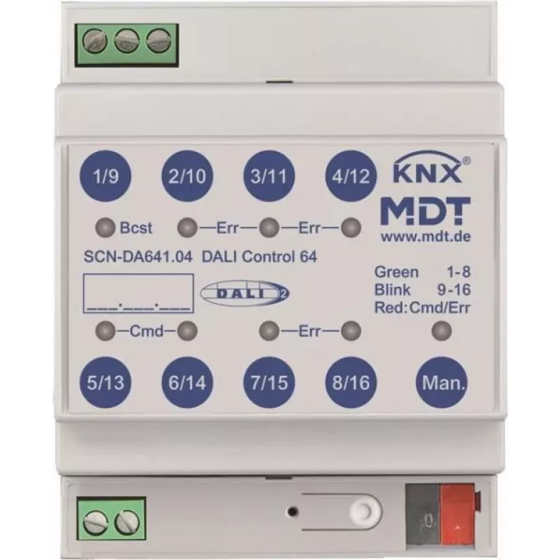 MDT technologies DALI Control 64 tinklų sietuvas 4TE, REG SCN-DA641.04 (SCN-DA641.04)
