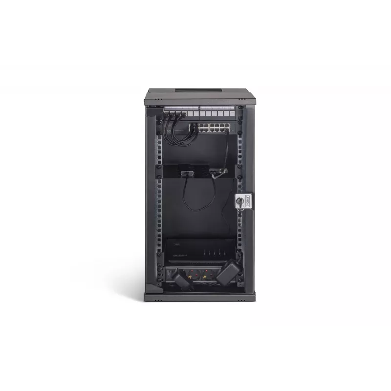 Prie sienos montuojamas stovas Digitus DN-49105-SET 12U 60 kg IP20