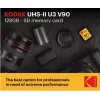 Atminties kortelė Kodak EKMSD128GUHS2V2K SDXC UHS-II 128 GB, skaitymo greitis 300 MB/s, rašymo greitis 270 MB/s, U3 V90, Class 10