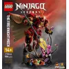 LEGO konstruktorius NINJAGO 71846 Ugnies riterio mecha, 996 dalys, 2 minifigūrėlės, judinamos galūnės, 260 mm aukštis