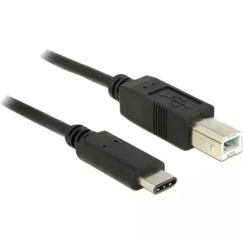 USB laidas DeLOCK 83601 USB 2.0 1m USB C USB B Juodas