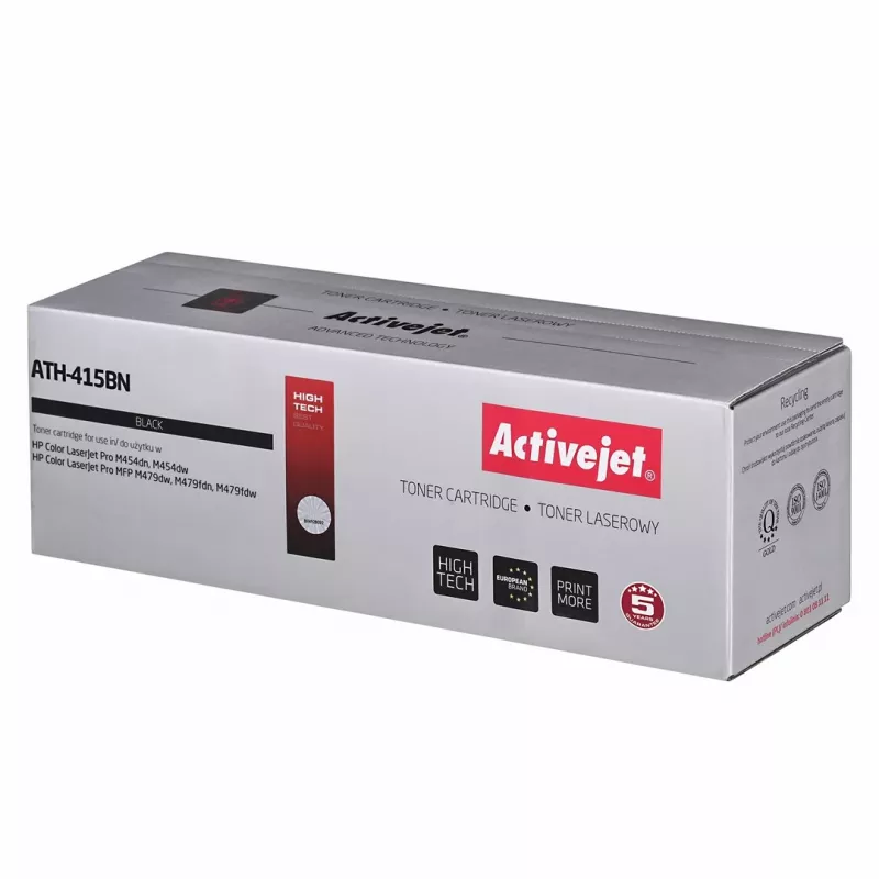 Activejet ATH-415BNX toneris (pakaitalas HP 415X HP415X W2030X; Supreme; 7500 puslapių; juodas)