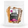 Šunų skanėstai UNISZKI Beef Skin 100 g — natūralūs jautienos odos dantų kramtukai, 100 g pakelis, baltymai 65%