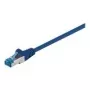 Wentronic Goobay CAT 6a komutacinis kabelis, S/FTP (PiMF), mėlynas, 5 m – LSZH be halogenų, varis (93812)