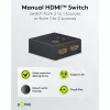 HDMI komutatorius Goobay 58485, 1 įvestis, 1 išvestis, 52 mm x 49,5 mm x 22,5 mm