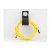 DeLOCK didelio stiprumo užsegimo dirželis su lipnia juostele L 260 x P 38 mm juodas 5 vnt.