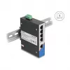 Ethernet Switch DELOCK 80162 — 5 prievadų Gigabit RJ45 skirtas DIN bėgiui