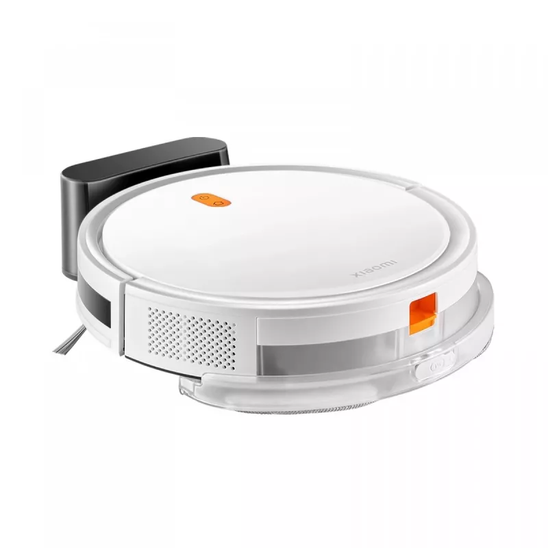 Robot vacuum Xiaomi E5 White — 2000 Pa suction, 2600 mAh battery, 110 min runtime, 0.4 L dustbin, wet mopping