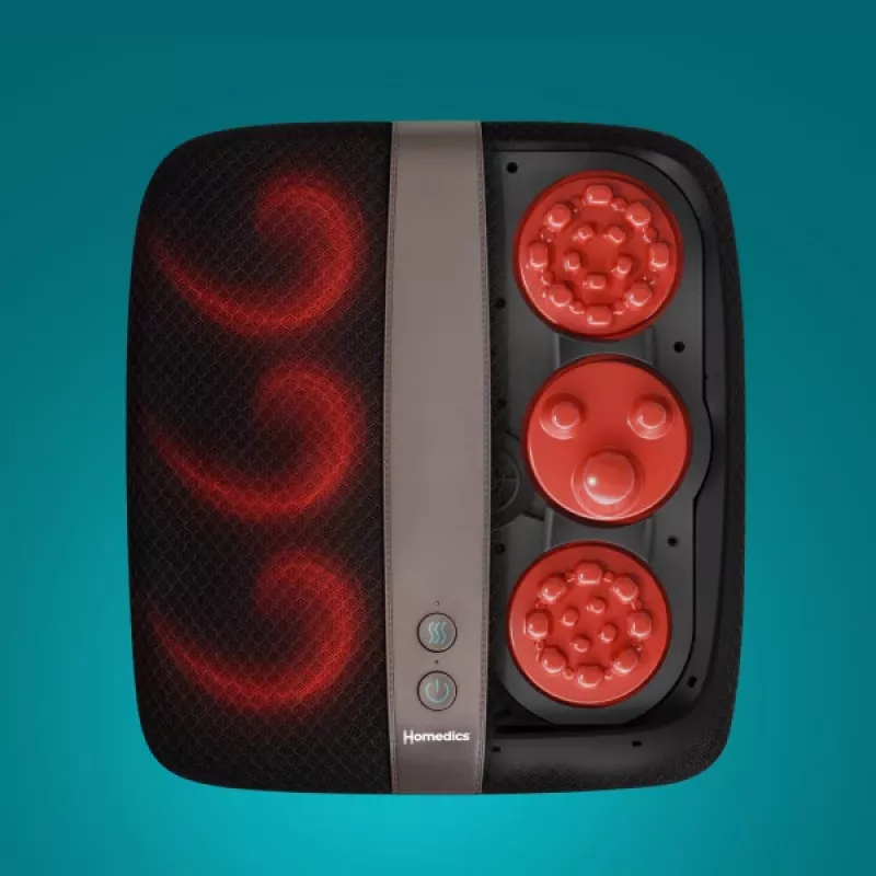 Pėdų masažuoklis HoMedics FM-TS12H-EU Shiatsu Deluxe su šildymo ir minkymo funkcijomis