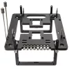 Streacom benchtable BC1 Mini V2 juoda — kompaktiškas pasyviai aušinamas atviro rėmo korpusas