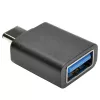 Eaton Tripp Lite Series USB 3.1 Gen 1.5 Adapter USB-C į USB Type A M/F 5 Gbps planšetinis kompiuteris išmanusis telefonas - USB adapteris - USB Type A (M) į 24 kontaktų USB-C (M) - USB 3.1 - Juoda (U428-000-F)