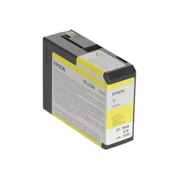 Epson Singlepack Geltona T580400, geltona, pigmentinis rašalas, 80 ml, 1 vnt.