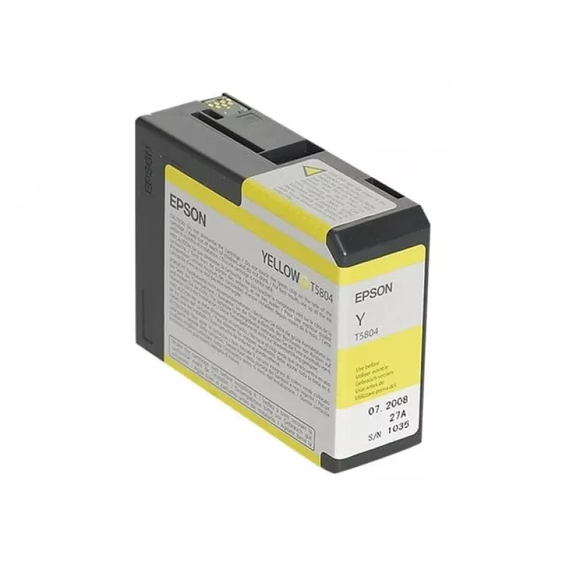 Epson Singlepack Geltona T580400, geltona, pigmentinis rašalas, 80 ml, 1 vnt.