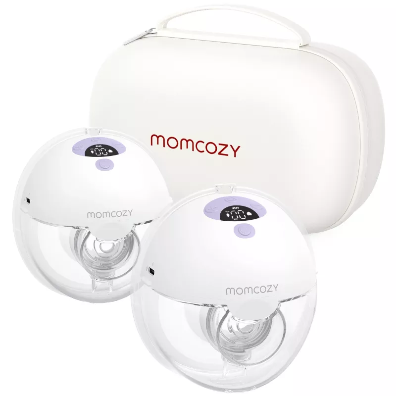 Momcozy M5 Dvigubas Elektrinis Krūties Siurblys Violetinis, 160 ml