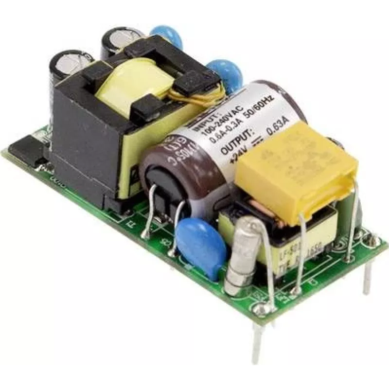Maitinimo adapteris/keitiklis MEAN WELL MFM-15-12, 15 W, 12 V išvestis, 90–264 V įvestis