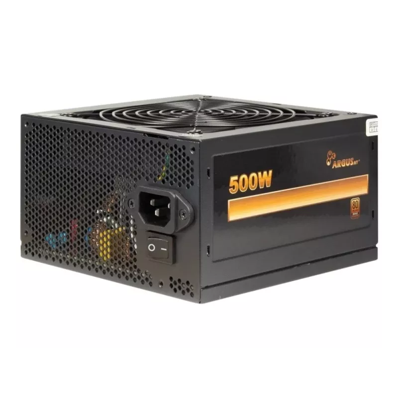 Inter-Tech ArgusNT BPS-500 maitinimo blokas 500 W 20+4 pin ATX ATX juodas