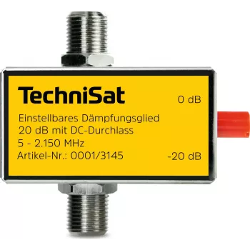 Attenuator Network Pad TechniSat 0001/3145 Sidabrinė 20 dB 75 Ω
