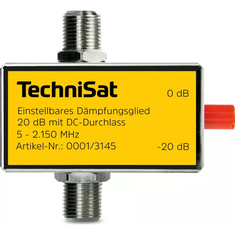 Attenuator Network Pad TechniSat 0001/3145 Sidabrinė 20 dB 75 Ω