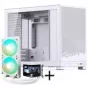 Jonsbo D32 STD PC korpusas + TRYX PANORAMA pilnas skysčiu aušinimas, ARGB - 240 mm, baltas