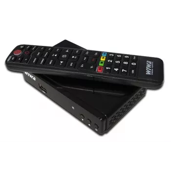WIWA 2_275294 DVB-T/DVB-T2 HD priedėlio imtuvas, 1 imtuvas, 470–860 MHz, HDMI 1.3, USB 2.0, SCART, juodas
