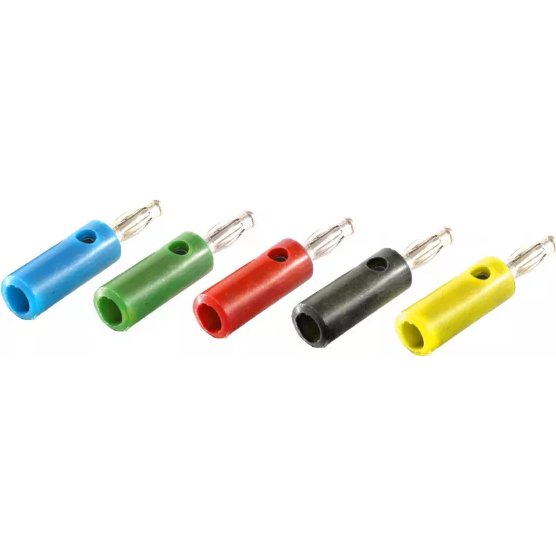 shiverpeaks BS56200-SET Wire Connector Banana Juoda - Blue - Green - Red - Geltona (BS56200-SET)
