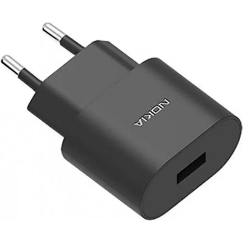 Nokia sieninis įkroviklis AD-18WE 18W - juodas (AD-18WE)