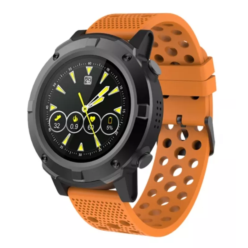 Išmanusis laikrodis Denver SW-660 juoda pilka oranžinė