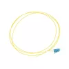 Extralink šviesolaidinis pigteilas LC/UPC 1,5 m, SM G.657.A1, 900 µm, FTTH, geltonas