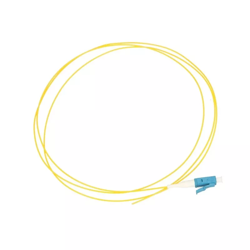 Extralink šviesolaidinis pigteilas LC/UPC 1,5 m, SM G.657.A1, 900 µm, FTTH, geltonas