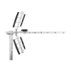Kryptinė antena LIBOX LB1600 16 elementų pasyvi DVB-T, UHF 470–790 MHz, VHF 174–230 MHz, 18 dB stiprinimas, LTE filtras