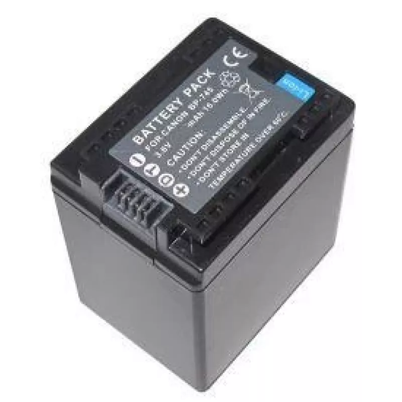 Baterija extra digital BP-745 7,2 V 2000 mAh, skirta Canon vaizdo kameroms